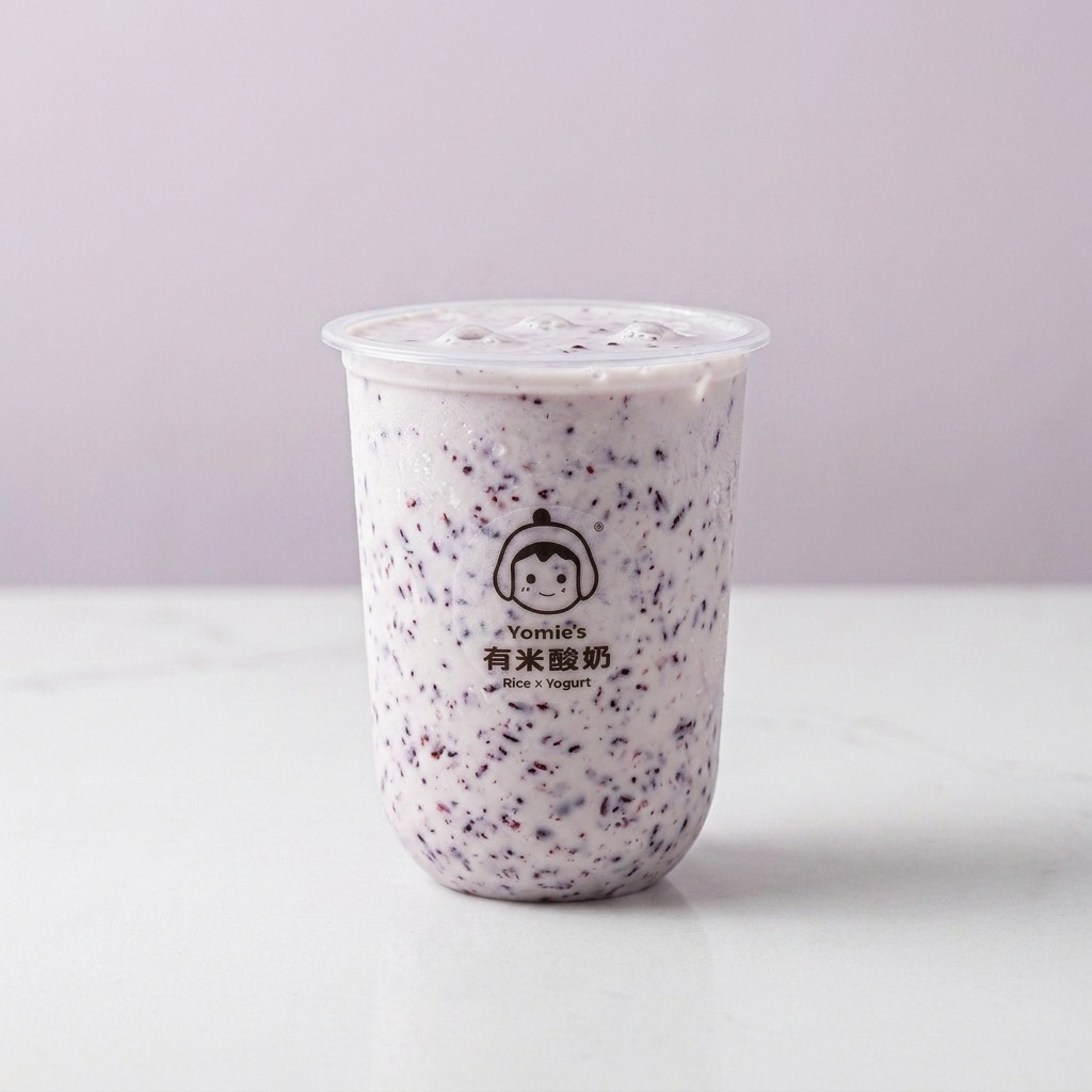 Purple Rice Yogurt in a Yomie’s cup